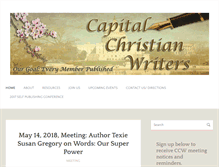 Tablet Screenshot of capitalchristianwriters.org